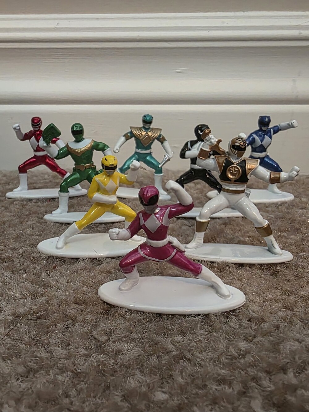Action Heroes Figure Set - Multicolor Power Rangers Style Kids Toys